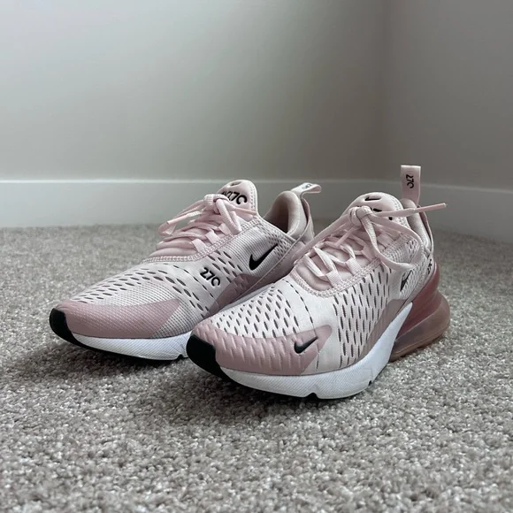 Nike Air Max 270 Light Soft Pink Rose White Womens Size 8 AH6789-604 - Picture 1 of 11